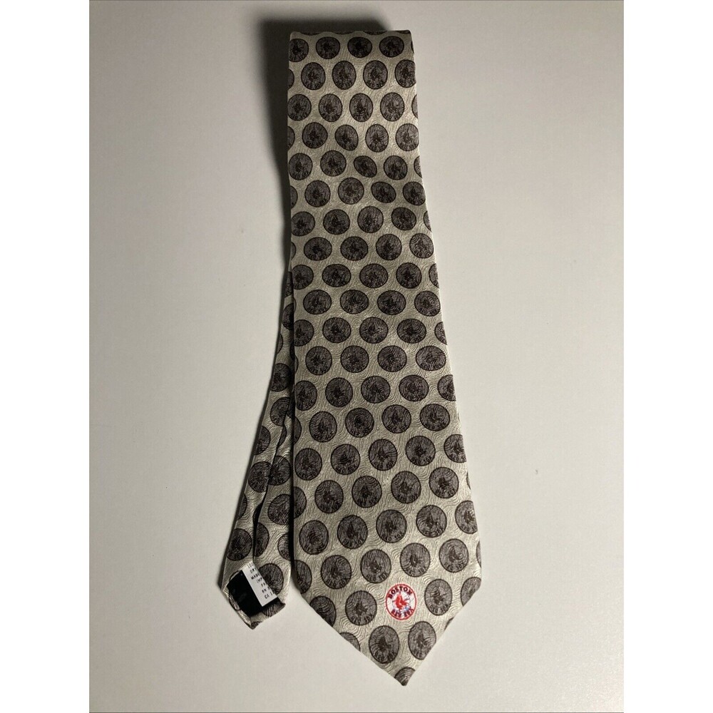 Boston Red Sox Tonal Logo Tie (2000, RM Sport) MLB, Baseball • Ralph Martin & Co